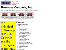 Tablet Screenshot of pressurecontrols.biz